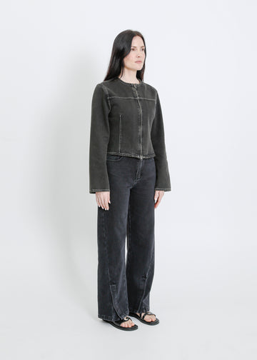 CABRERA DENIM JACKET / DIRTY BLACK WASH