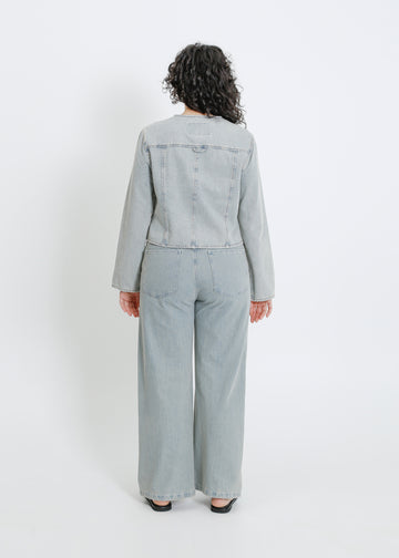 CABRERA DENIM JACKET / INDIGO BEIGE WASH