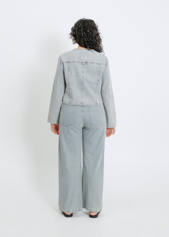 CABRERA DENIM JACKET / INDIGO BEIGE WASH