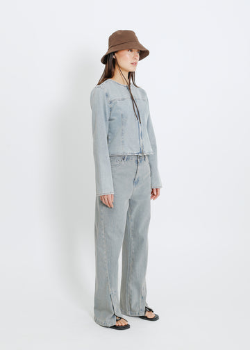 CABRERA DENIM JACKET / INDIGO BEIGE WASH