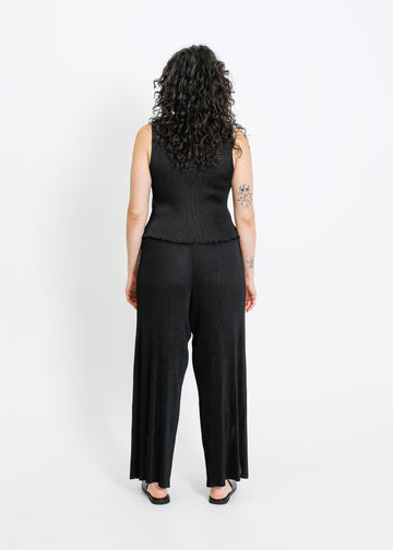 MIA PLEAT PANT / BLACK