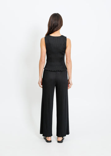 MIA PLEAT PANT / BLACK