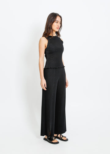 MIA PLEAT PANT / BLACK