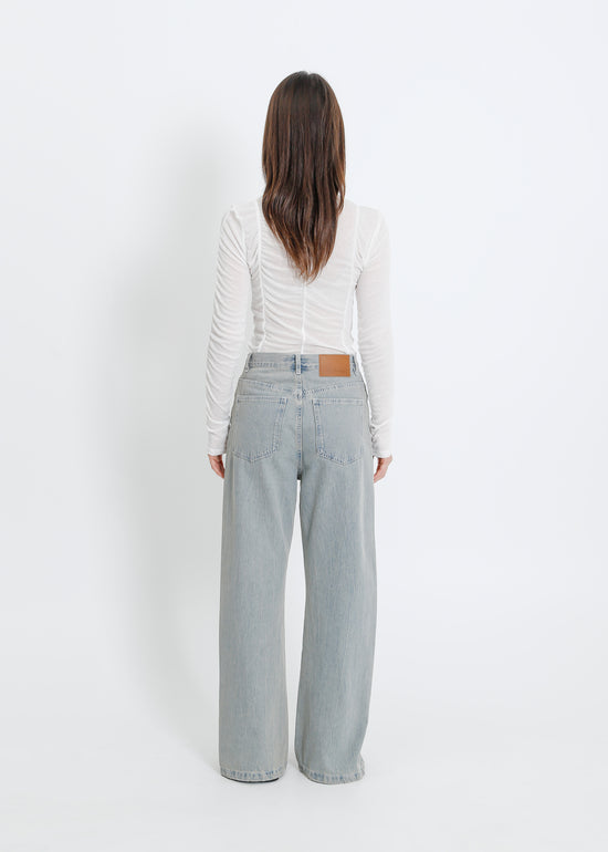 BAKER JEAN / INDIGO BEIGE WASH