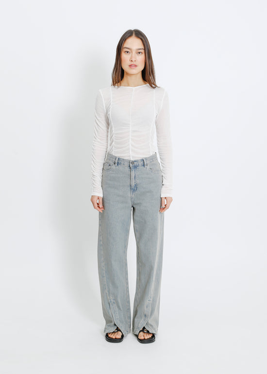 BAKER JEAN / INDIGO BEIGE WASH