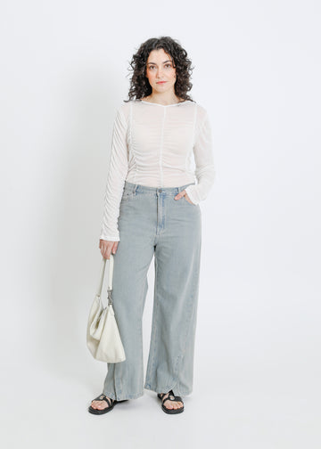 BAKER JEAN / INDIGO BEIGE WASH