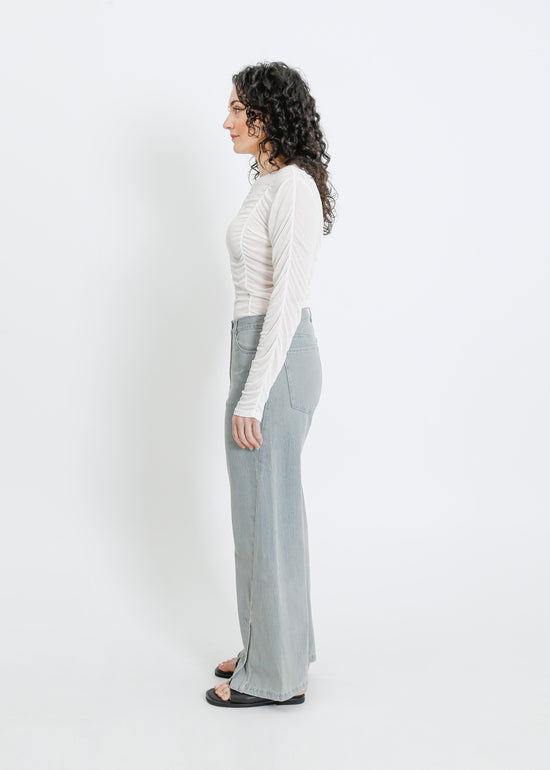 BAKER JEAN / INDIGO BEIGE WASH