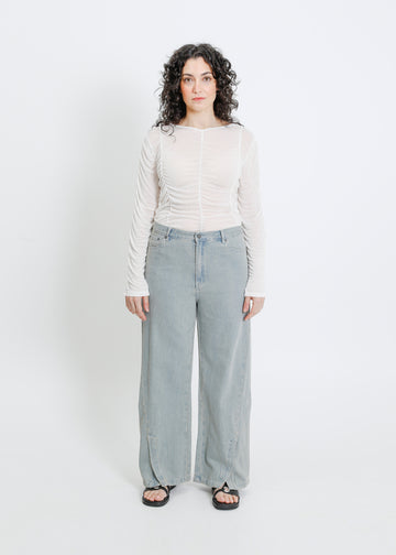 BAKER JEAN / INDIGO BEIGE WASH