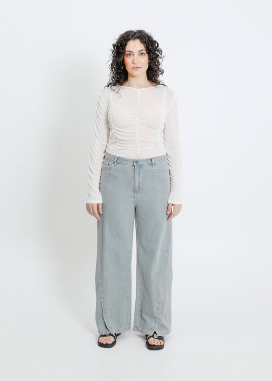 BAKER JEAN / INDIGO BEIGE WASH