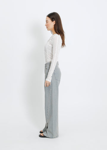 BAKER JEAN / INDIGO BEIGE WASH