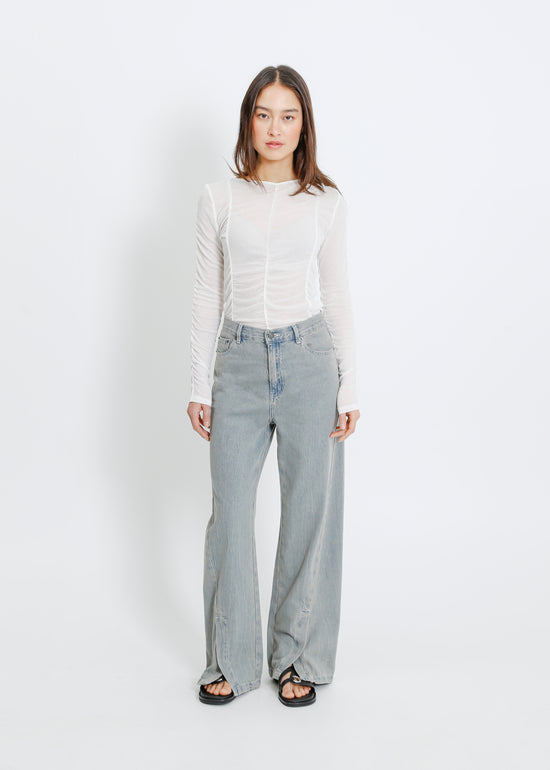 BAKER JEAN / INDIGO BEIGE WASH