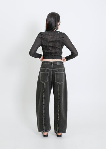 LOU JEAN / DIRTY BLACK WASH