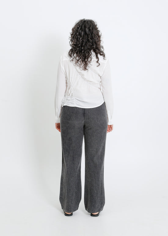 FORTUNE PANT / WASHED BLACK
