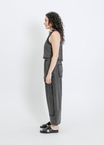 SLATER PANT / WASHED BLACK