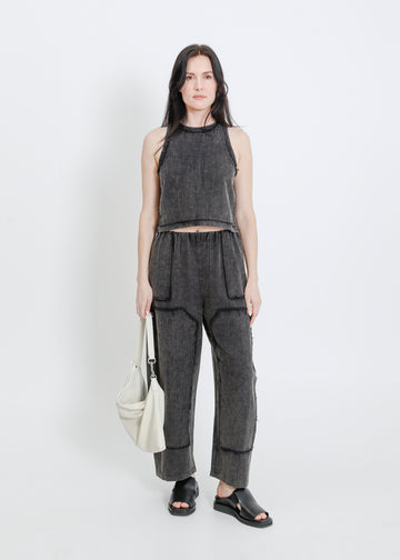 SLATER PANT / WASHED BLACK