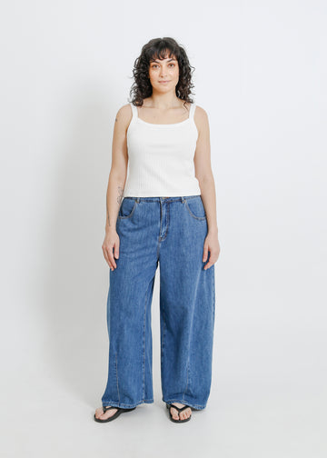 ELLIE JEAN LONG / MEDIUM INDIGO