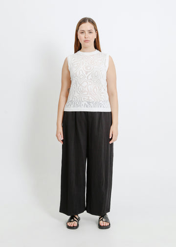 NANCY KNIT TANK / WHITE