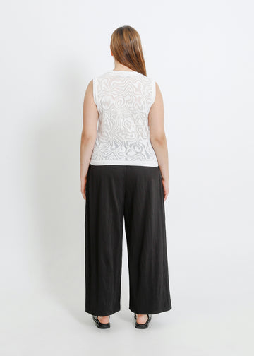 NANCY KNIT TANK / WHITE