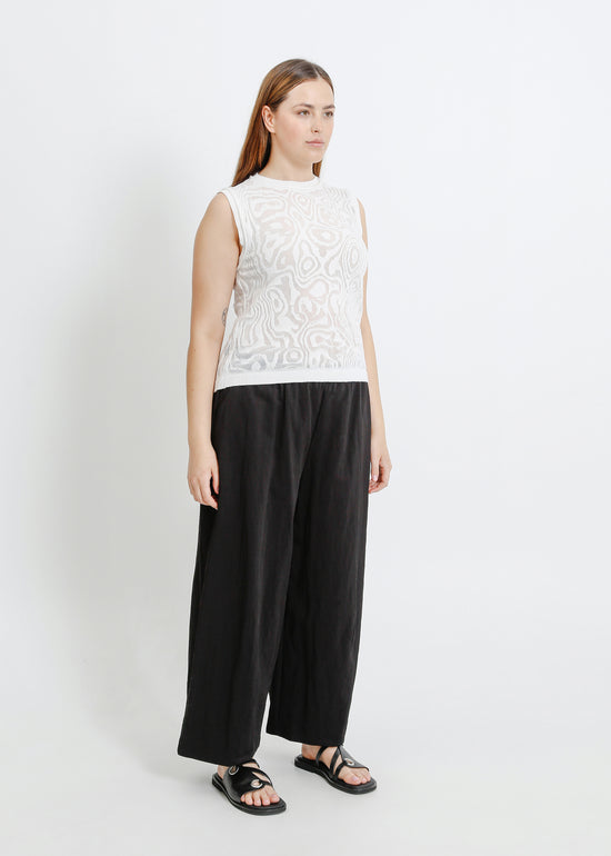 NANCY KNIT TANK / WHITE