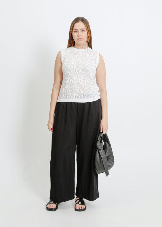 NANCY KNIT TANK / WHITE