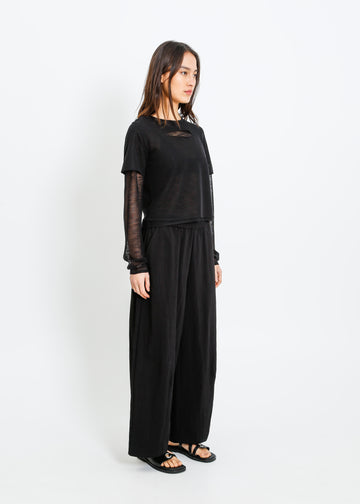 SANSA KNIT TOP / BLACK
