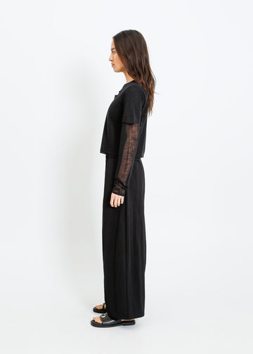 SANSA KNIT TOP / BLACK