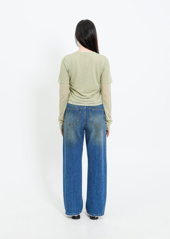 SANSA KNIT TOP / SAGE