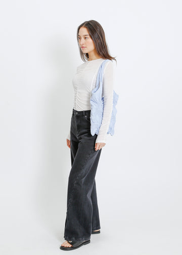 BLOOM TOTE / BLUE-WHITE