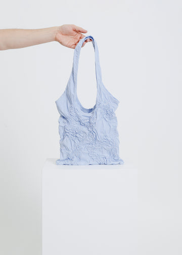 BLOOM TOTE / BLUE-WHITE
