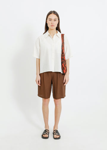 BLOOM TOTE / FRAGILE BLOOMS - CHOCOLATE-POPPY