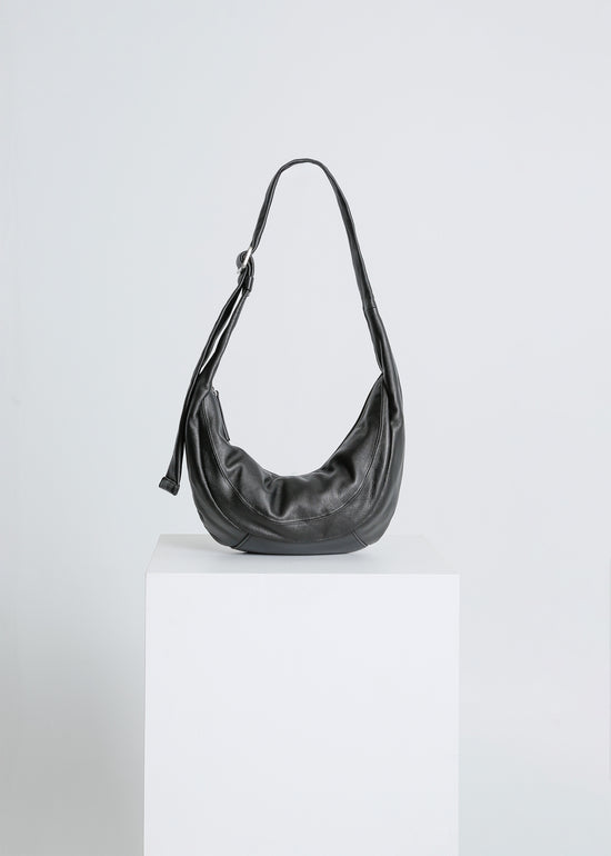 FRIEZE LEATHER BAG / BLACK