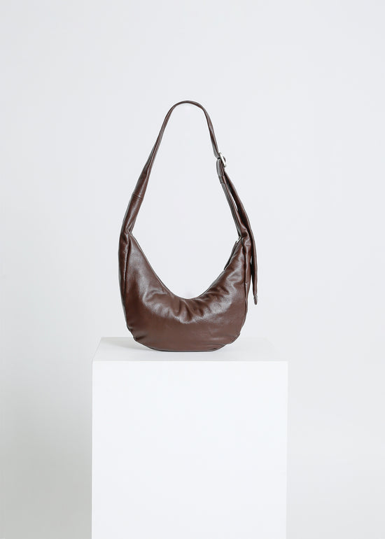 FRIEZE LEATHER BAG / MAHOGANY