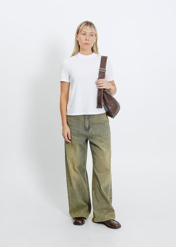 FRIEZE LEATHER BAG / MAHOGANY