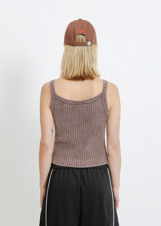 YUKI CAP / CHOCOLATE-POPPY