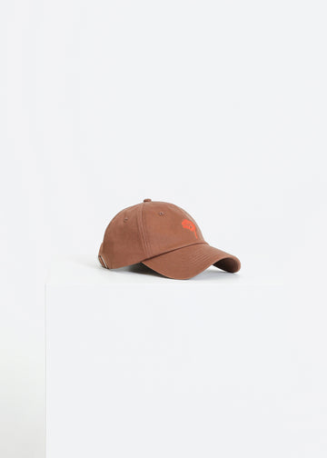 YUKI CAP / CHOCOLATE-POPPY