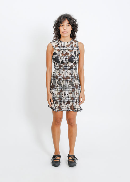 Brennan Dress / Moss-Black