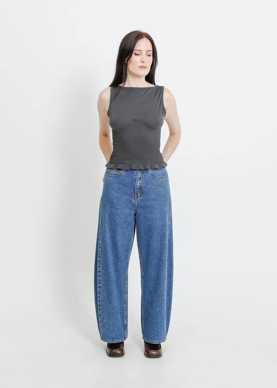 MARIANNA TOP / GRAPHITE