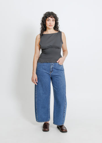 MARIANNA TOP / GRAPHITE