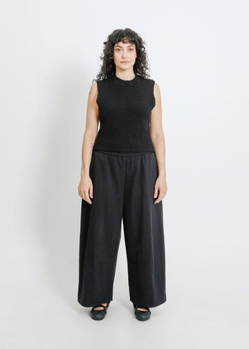 ARTIS PLEAT TOP / BLACK