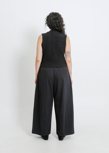 ARTIS PLEAT TOP / BLACK