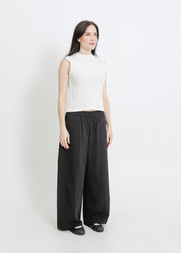 ARTIS PLEAT TOP / WHITE