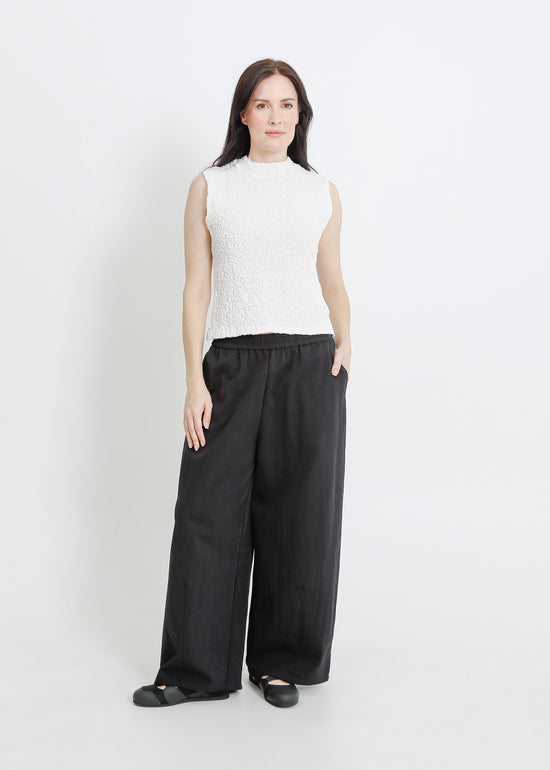 ARTIS PLEAT TOP / WHITE