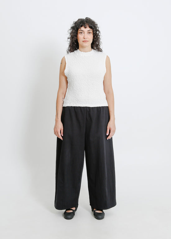 ARTIS PLEAT TOP / WHITE