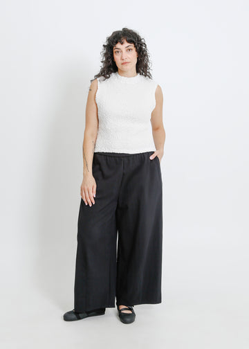 ARTIS PLEAT TOP / WHITE