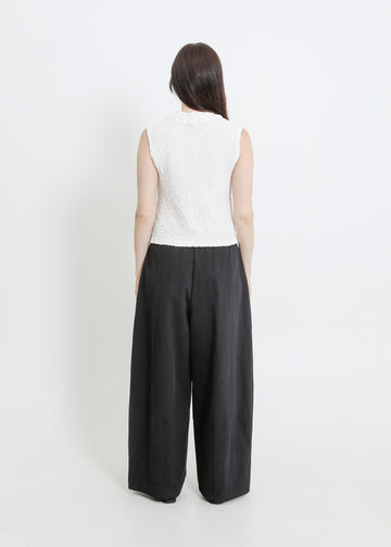 ARTIS PLEAT TOP / WHITE