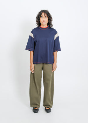 Cassio Oversize Tee / Navy-Fog