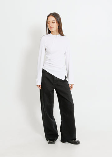 Amelia Twist Top / White