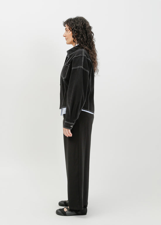 Ramona Denim Shirt / Washed Black