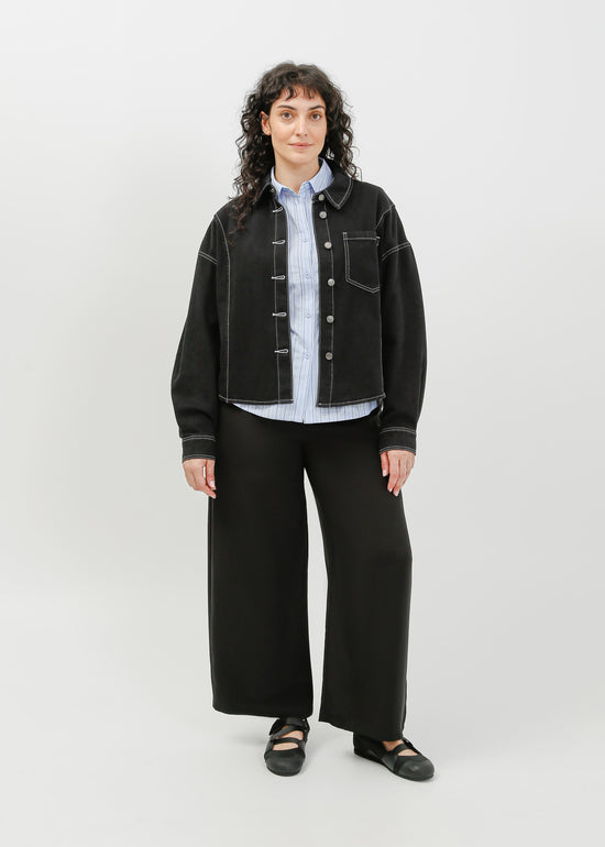Ramona Denim Shirt / Washed Black