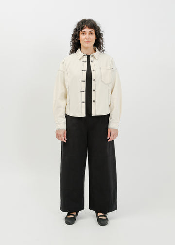 Ramona Denim Shirt / Cream